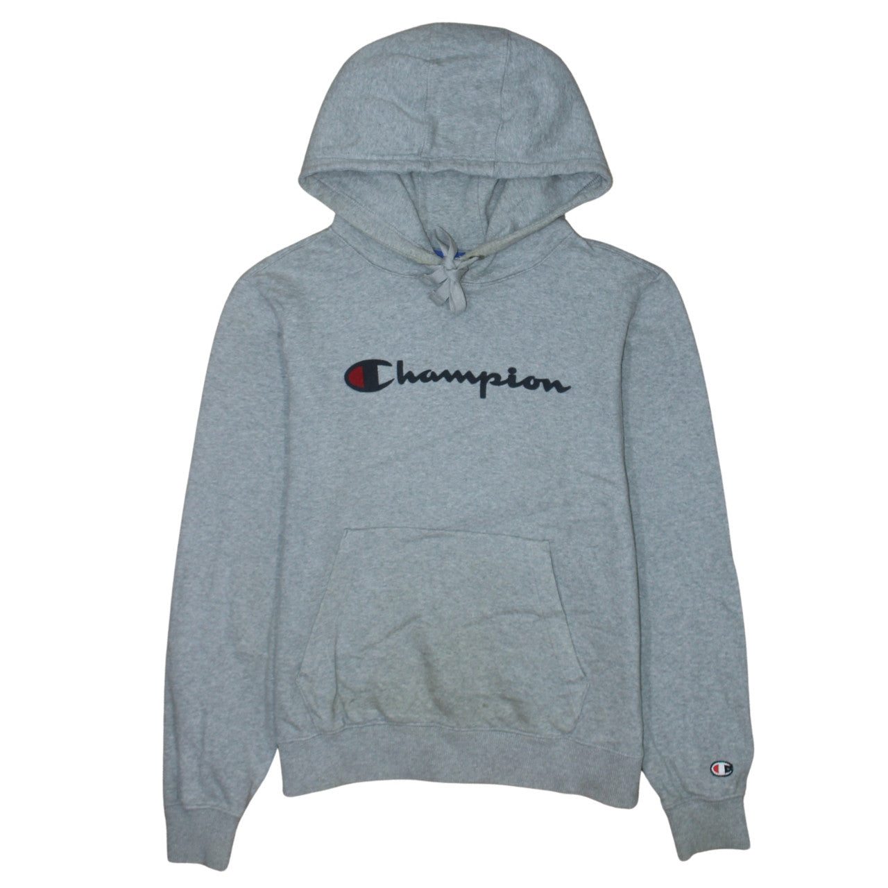 Mens UK Size S Champion Grey Pullover Hoodie
