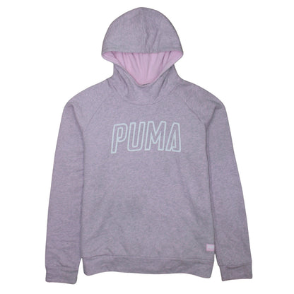 Womens UK Size XL PUMA Grey Pullover Hoodie