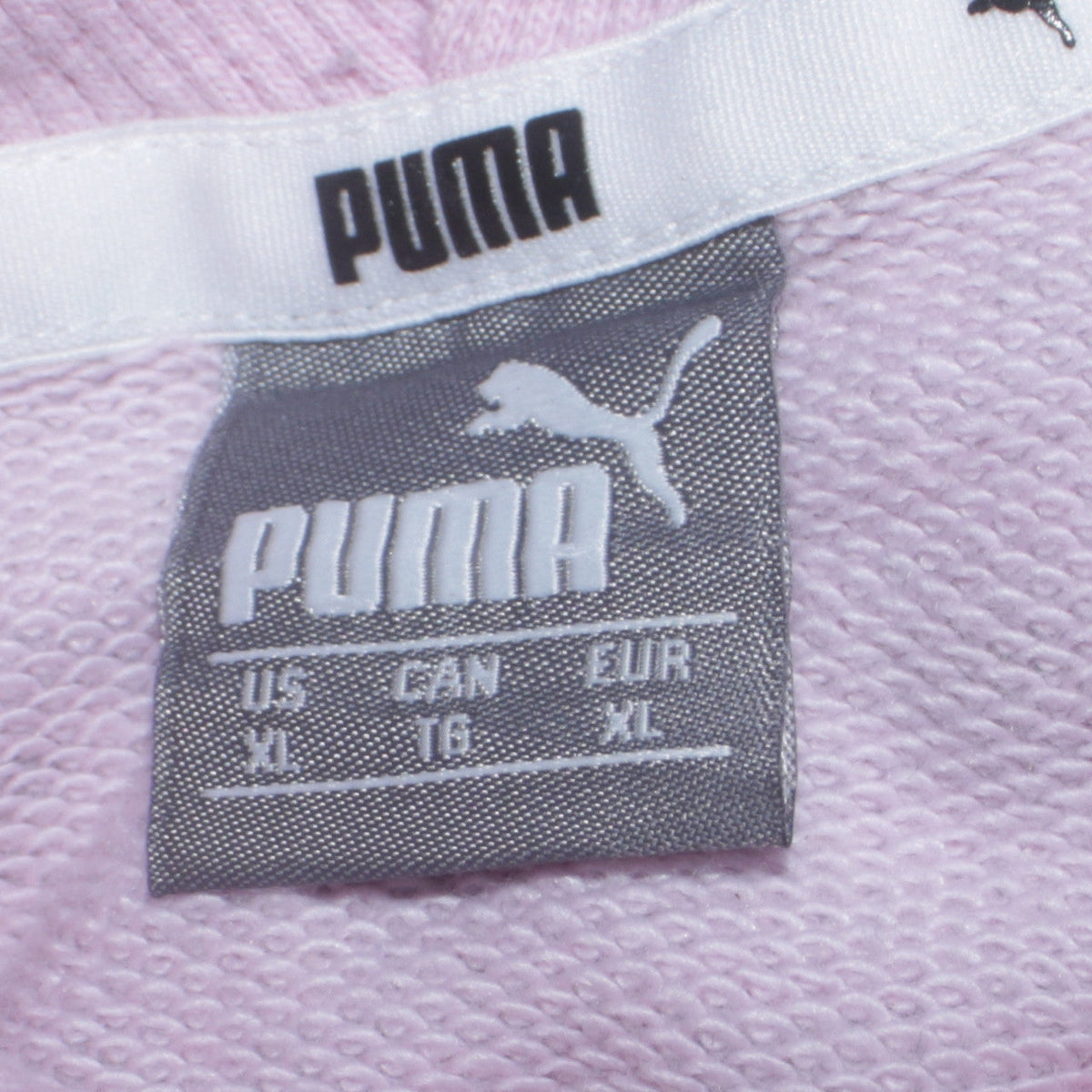 Womens UK Size XL PUMA Grey Pullover Hoodie