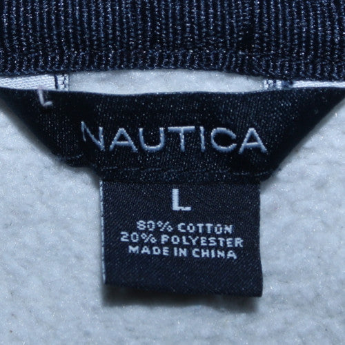 Womens UK Size L Nautica Grey Full Zip Hoodie
