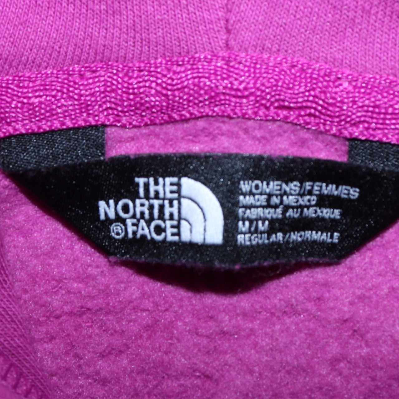 Womens UK Size M The North Face Pink Pullover Hoodie