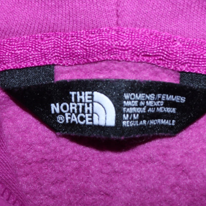 Womens UK Size M The North Face Pink Pullover Hoodie