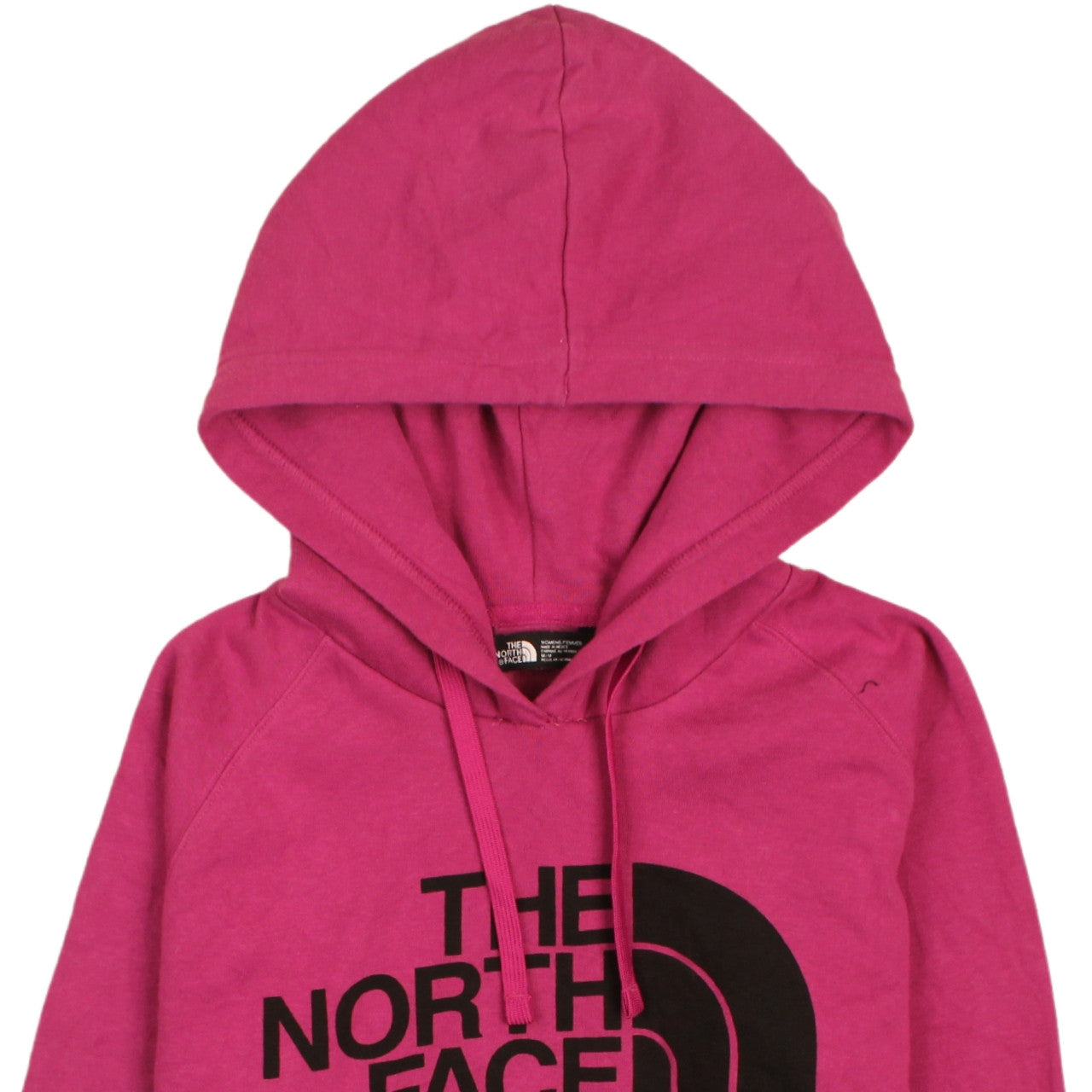 Womens UK Size M The North Face Pink Pullover Hoodie