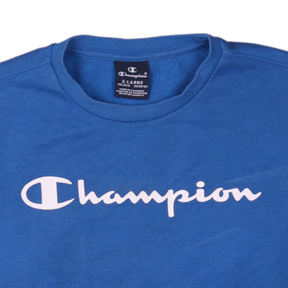Boys UK Size 13-14 Years Champion Blue Pullover Sweatshirt