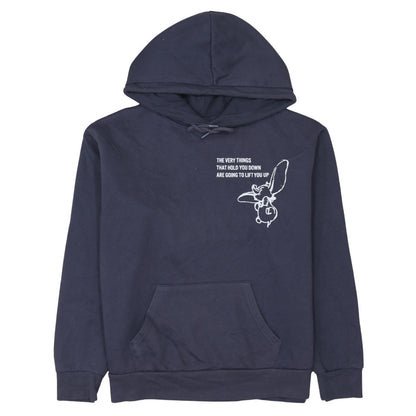 Womens UK Size S Disney Blue Pullover Hoodie