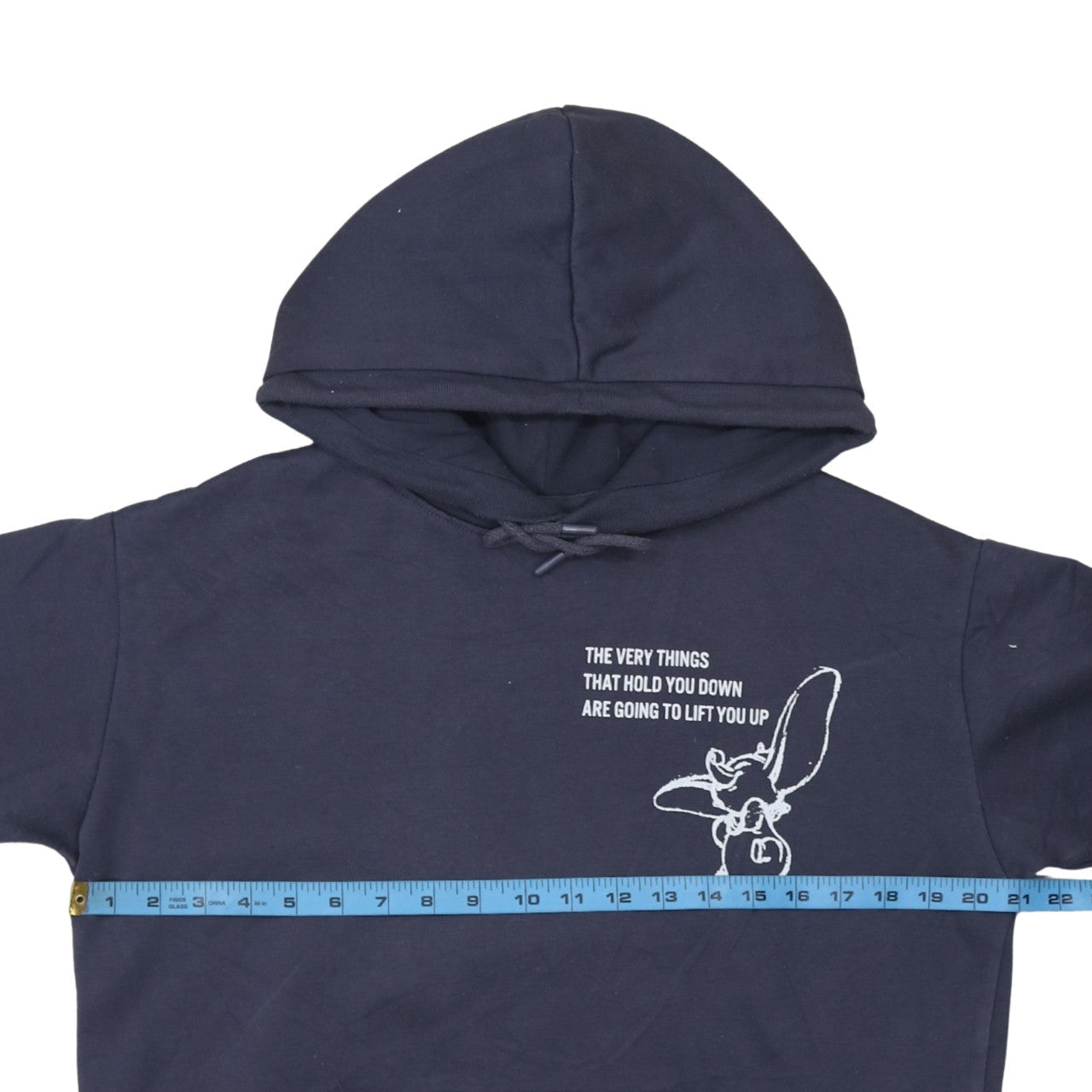 Womens UK Size S Disney Blue Pullover Hoodie