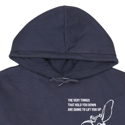 Womens UK Size S Disney Blue Pullover Hoodie