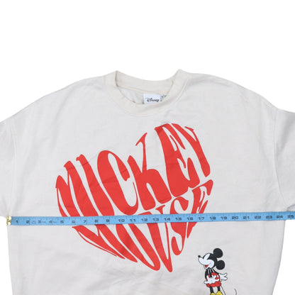 Womens UK Size 18 Disney Ivory Pullover Sweatshirt