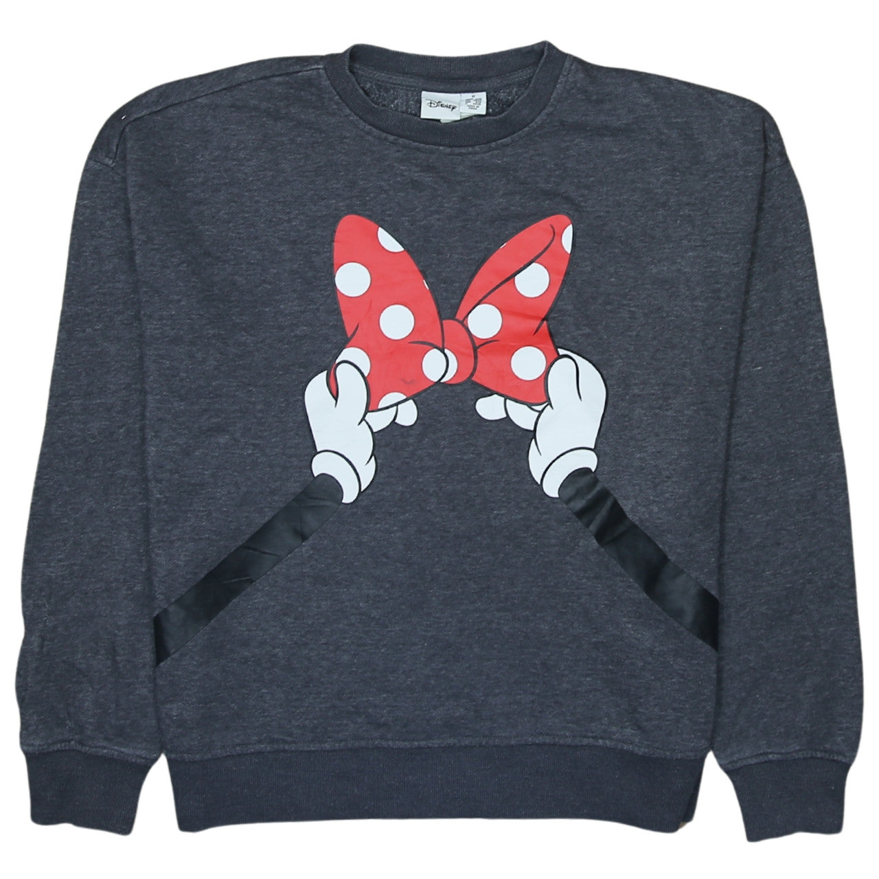 Womens UK Size 12/14 Disney Grey Pullover Sweatshirt