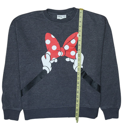 Womens UK Size 12/14 Disney Grey Pullover Sweatshirt