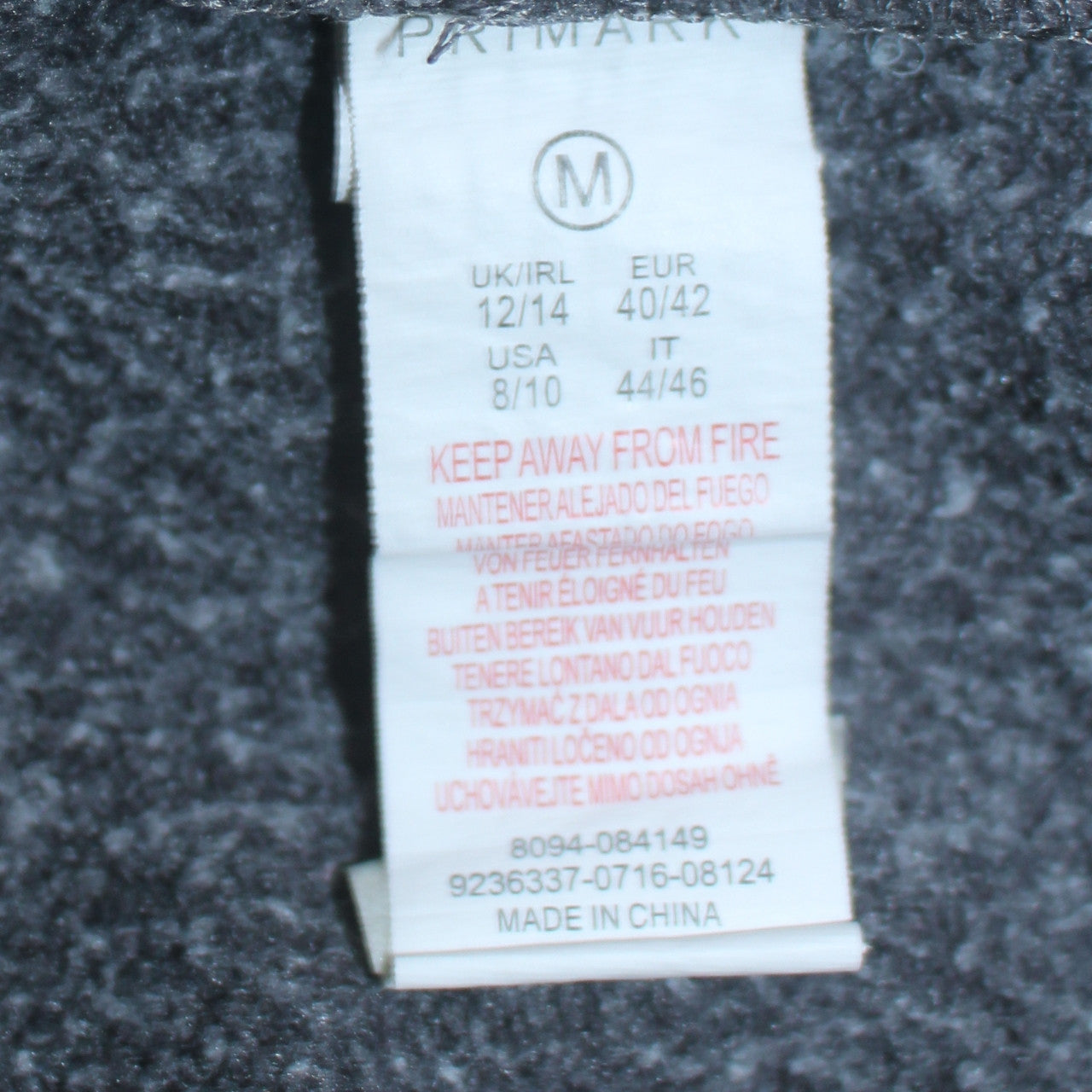 Womens UK Size 12/14 Disney Grey Pullover Sweatshirt