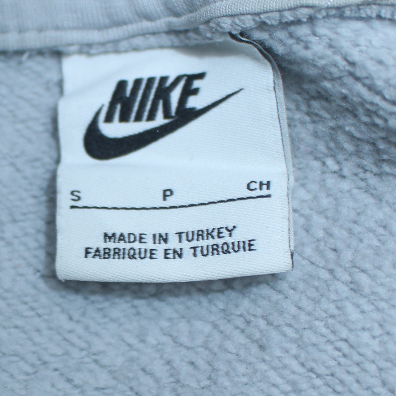 Mens UK Size S Nike Grey Pullover Hoodie