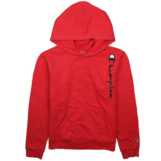 Womens UK Size XL Champion Red Pullover Hoodie