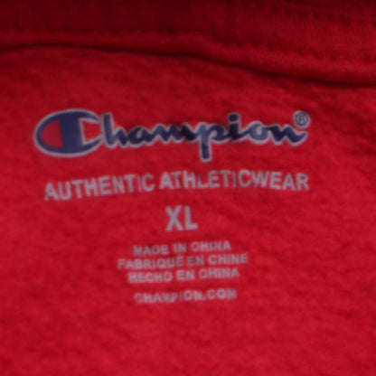 Womens UK Size XL Champion Red Pullover Hoodie