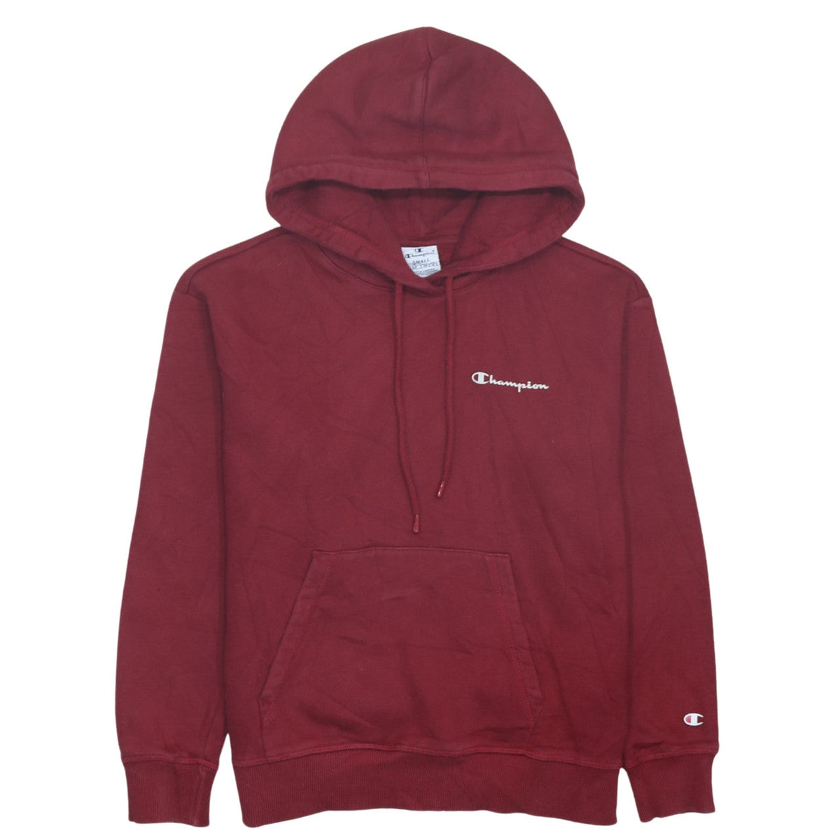 Mens UK Size S Champion Red Pullover Hoodie