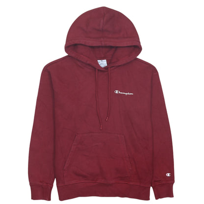 Mens UK Size S Champion Red Pullover Hoodie