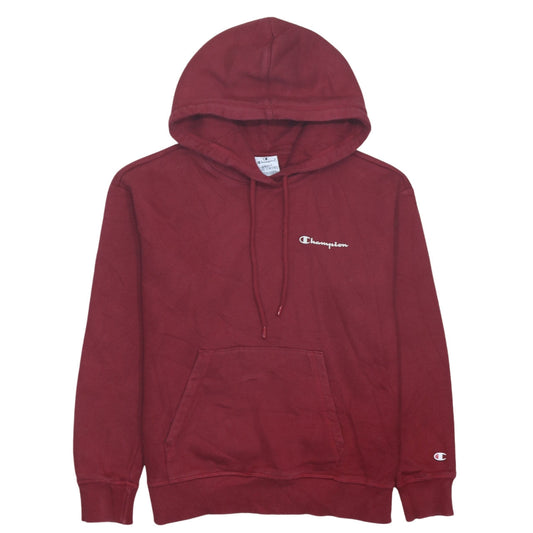 Mens UK Size S Champion Red Pullover Hoodie