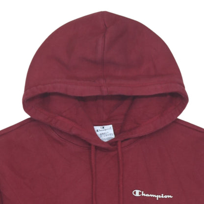 Mens UK Size S Champion Red Pullover Hoodie