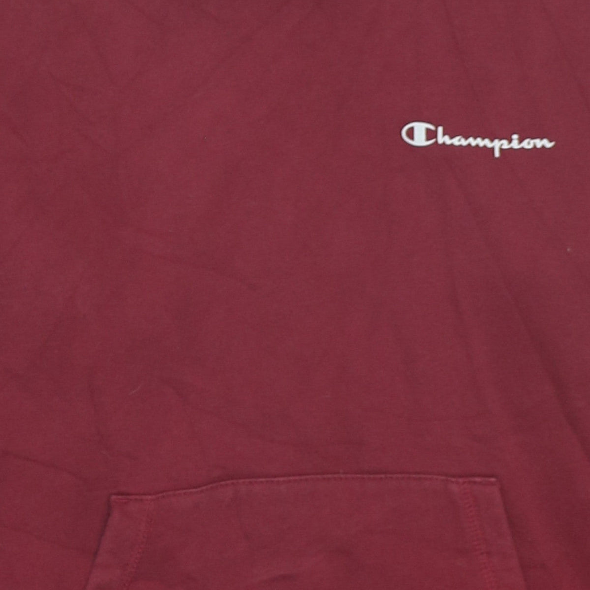 Mens UK Size S Champion Red Pullover Hoodie