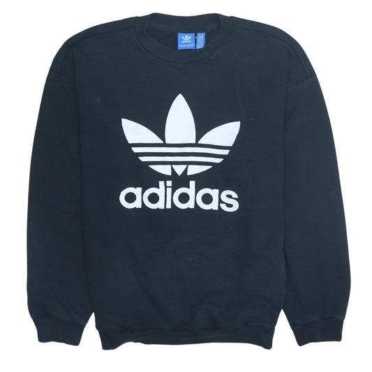 Womens UK Size XS adidas Black Pullover Sweatshirt