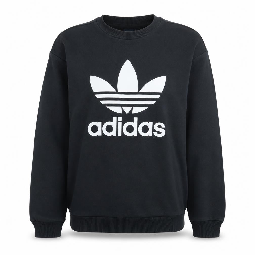 Womens UK Size XS adidas Black Pullover Sweatshirt