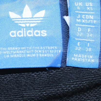 Womens UK Size XS adidas Black Pullover Sweatshirt