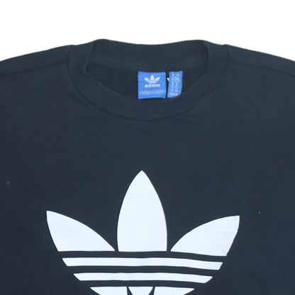 Womens UK Size XS adidas Black Pullover Sweatshirt