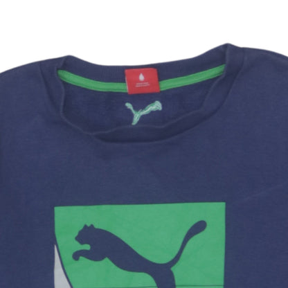 Boys UK Size 152 PUMA Blue Pullover Sweatshirt