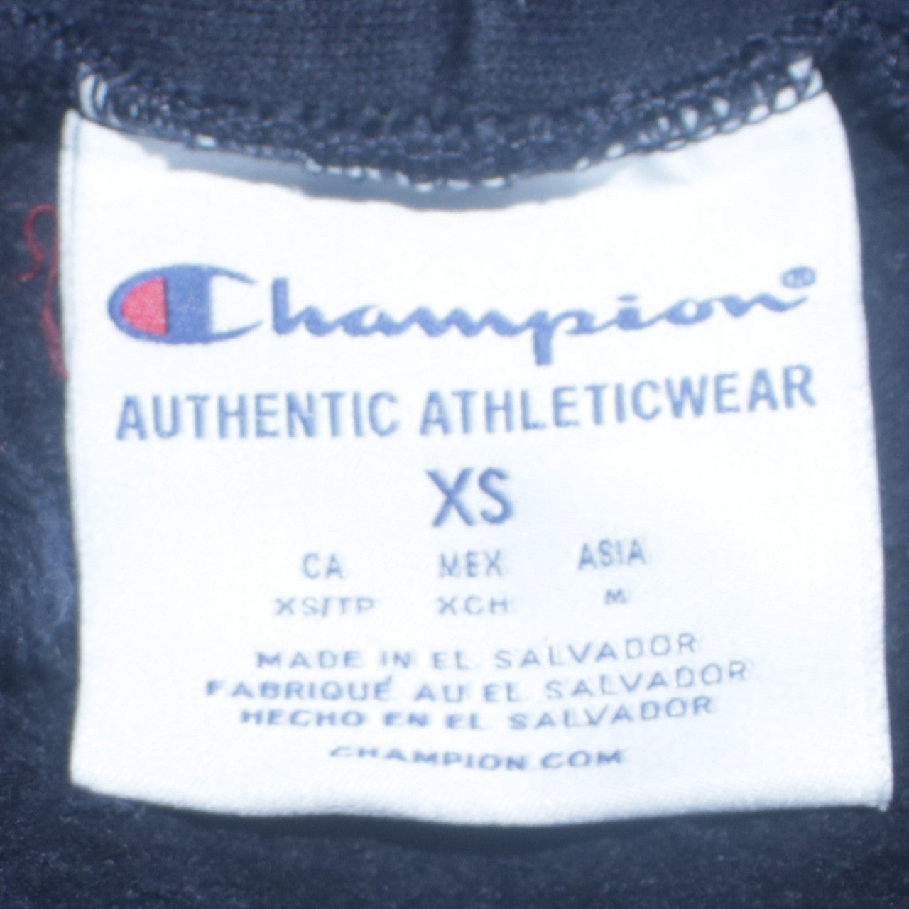 Mens UK Size XS Champion Blue Pullover Hoodie