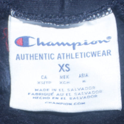 Mens UK Size XS Champion Blue Pullover Hoodie