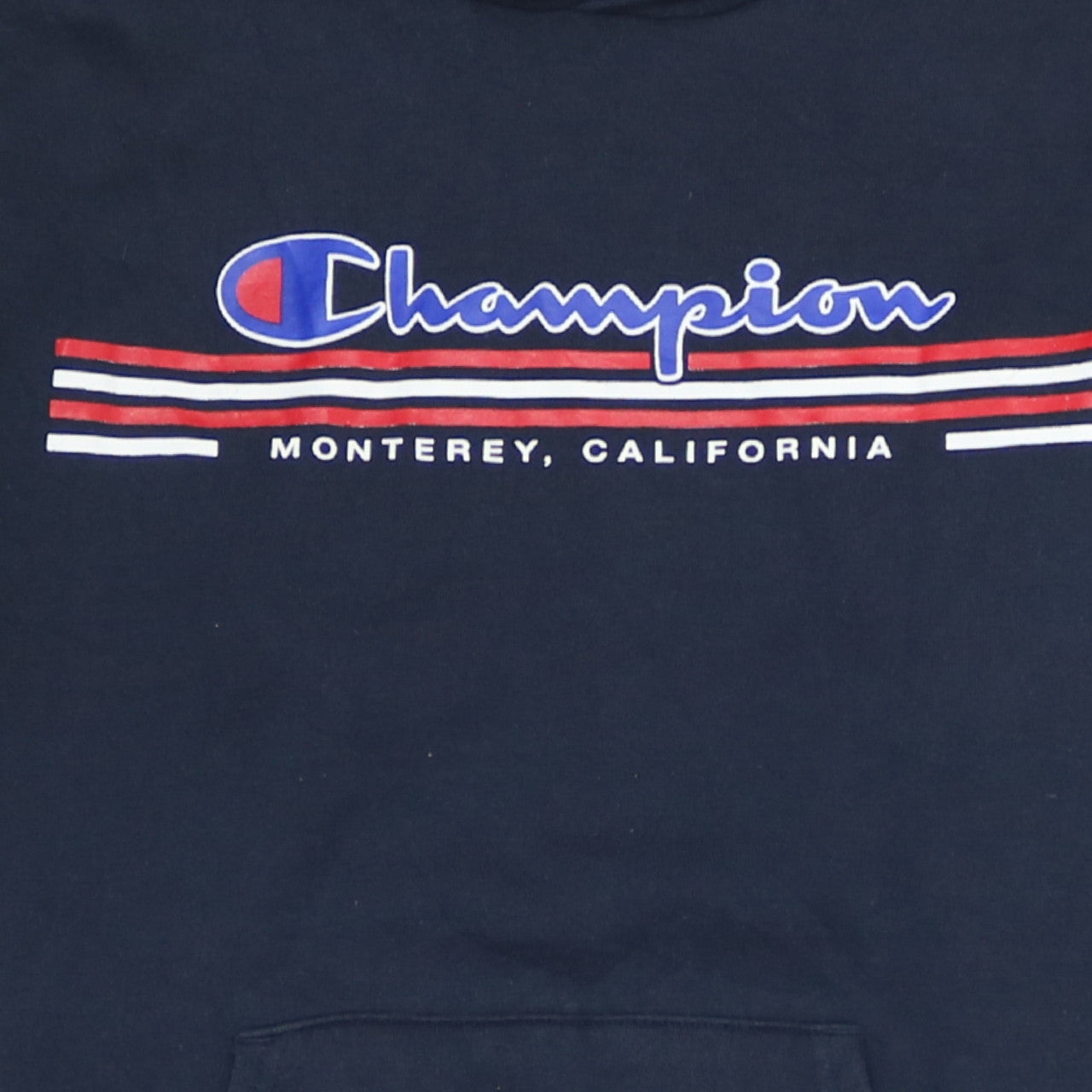 Mens UK Size XS Champion Blue Pullover Hoodie