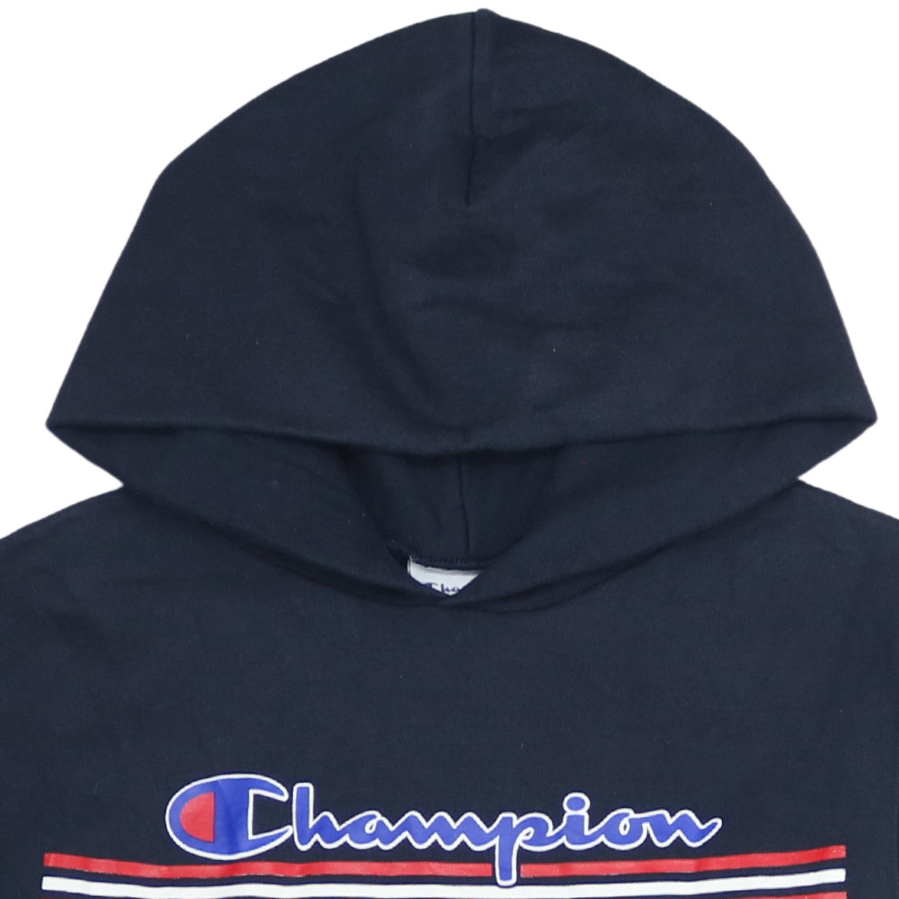 Mens UK Size XS Champion Blue Pullover Hoodie