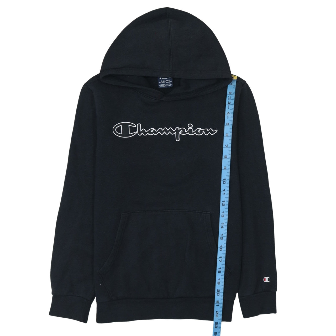 Boys UK Size 13-14 Years Champion Black Pullover Hoodie