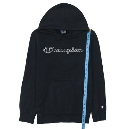 Boys UK Size 13-14 Years Champion Black Pullover Hoodie
