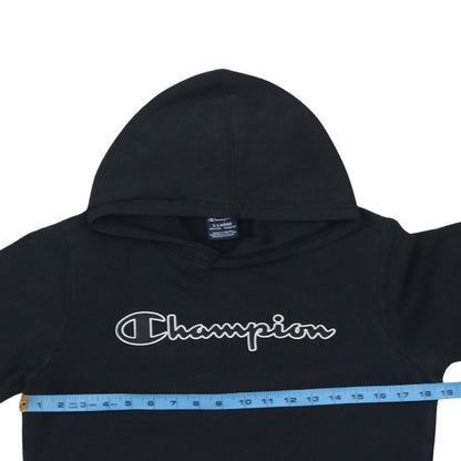 Boys UK Size 13-14 Years Champion Black Pullover Hoodie
