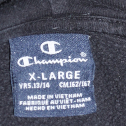 Boys UK Size 13-14 Years Champion Black Pullover Hoodie