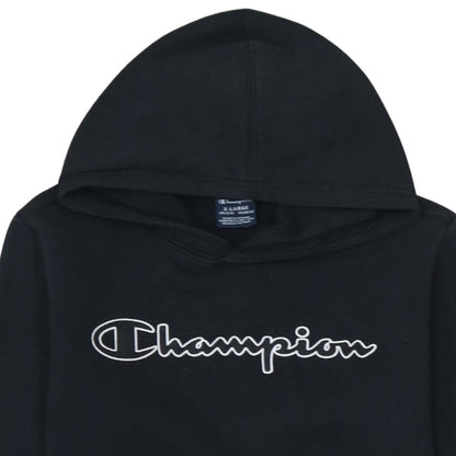 Boys UK Size 13-14 Years Champion Black Pullover Hoodie