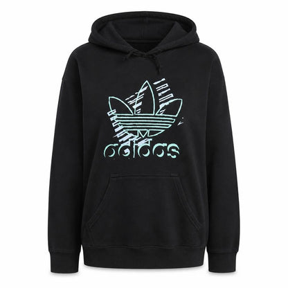 Womens UK Size M adidas Black Pullover Hoodie