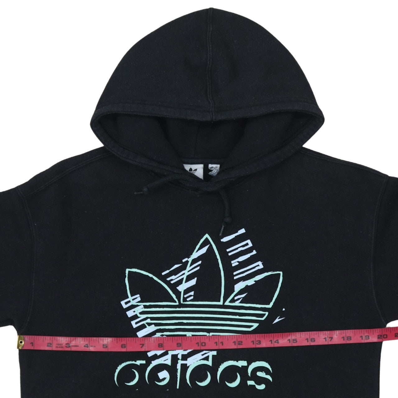 Womens UK Size M adidas Black Pullover Hoodie