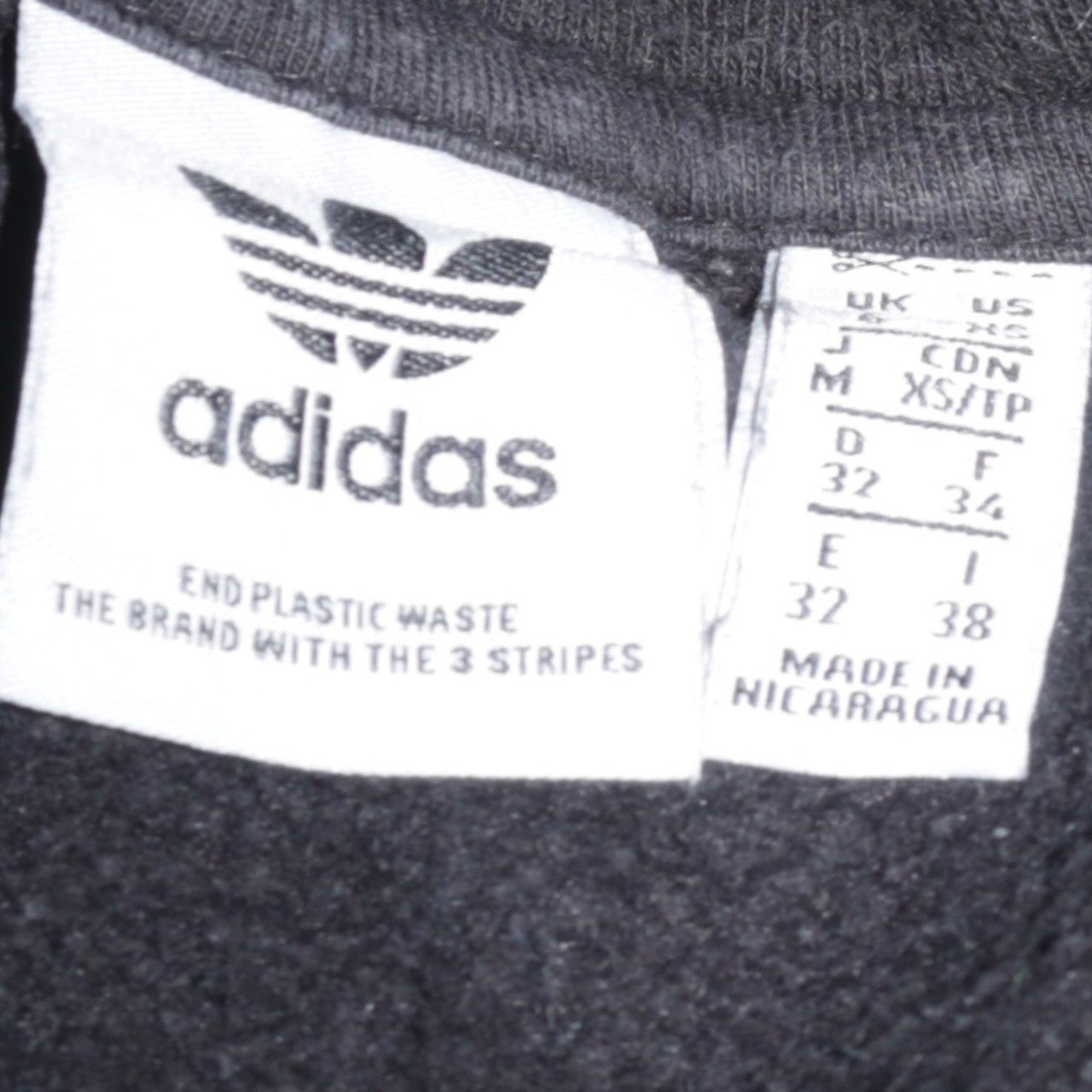 Womens UK Size M adidas Black Pullover Hoodie