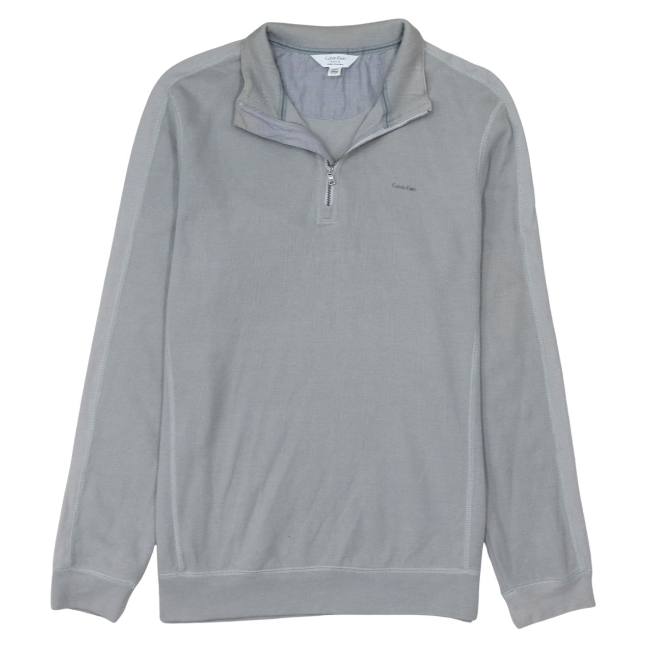 Mens UK Size L Calvin Klein Grey Pullover Sweatshirt