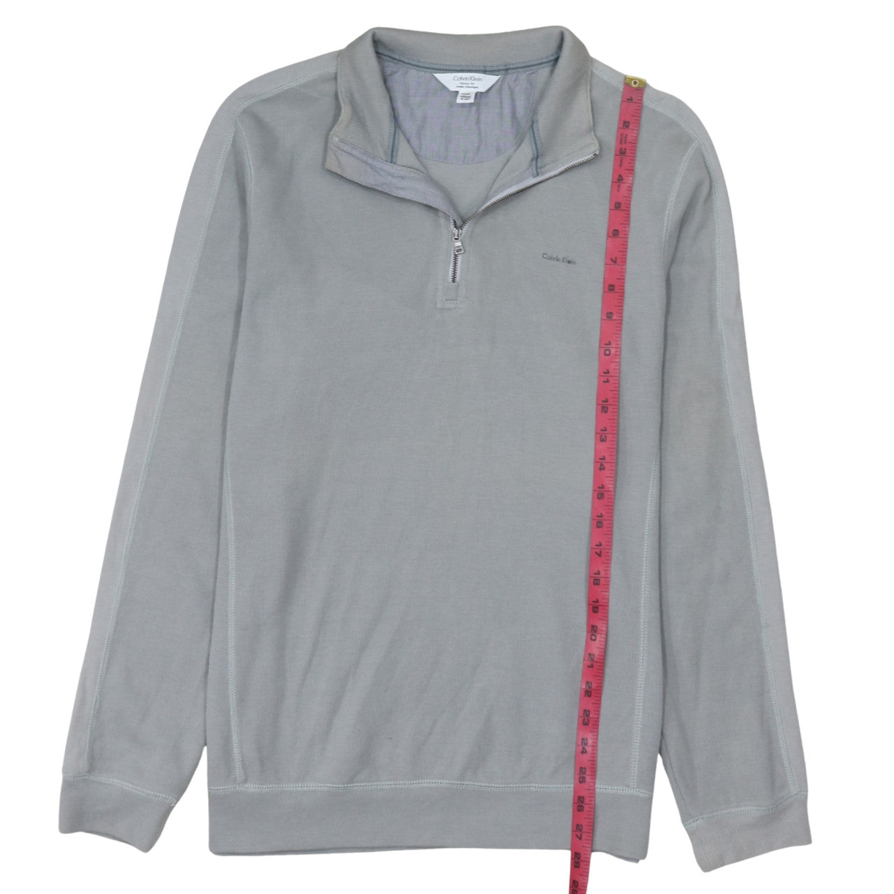 Mens UK Size L Calvin Klein Grey Pullover Sweatshirt