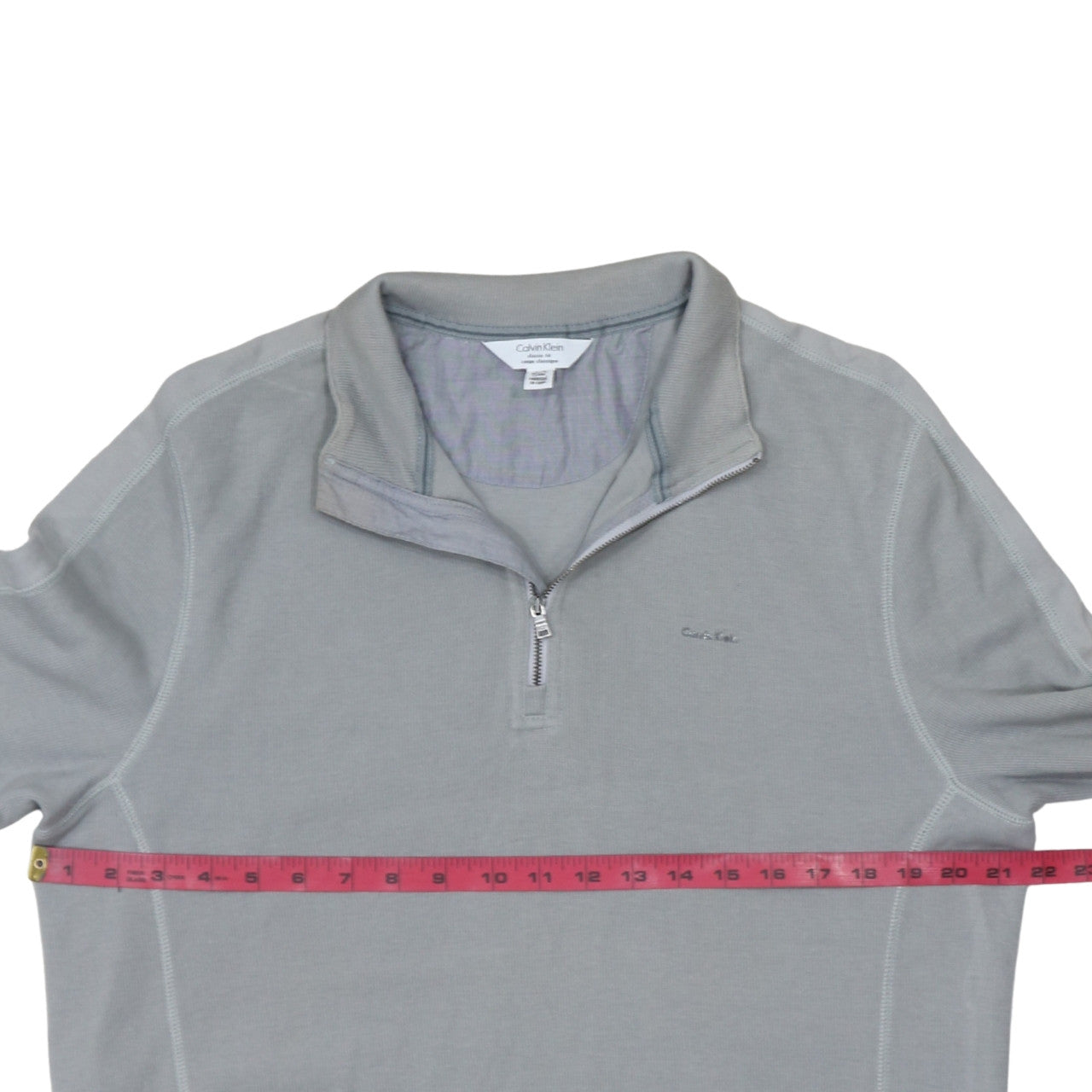Mens UK Size L Calvin Klein Grey Pullover Sweatshirt