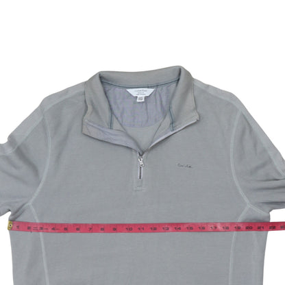 Mens UK Size L Calvin Klein Grey Pullover Sweatshirt