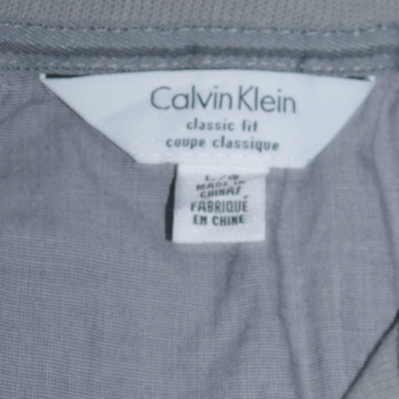 Mens UK Size L Calvin Klein Grey Pullover Sweatshirt