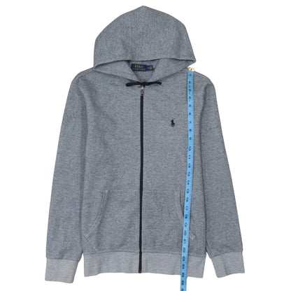 Mens UK Size M Polo Ralph Lauren Grey Full Zip Hoodie
