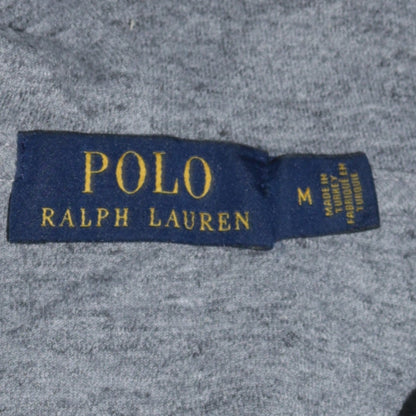 Mens UK Size M Polo Ralph Lauren Grey Full Zip Hoodie