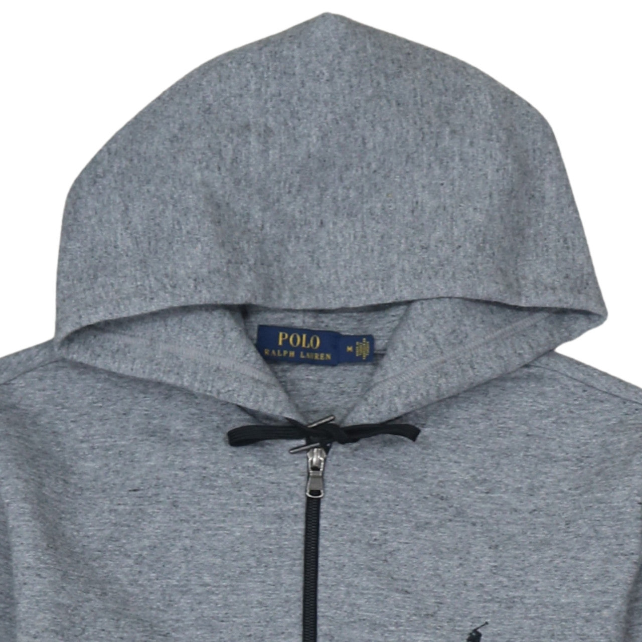 Mens UK Size M Polo Ralph Lauren Grey Full Zip Hoodie