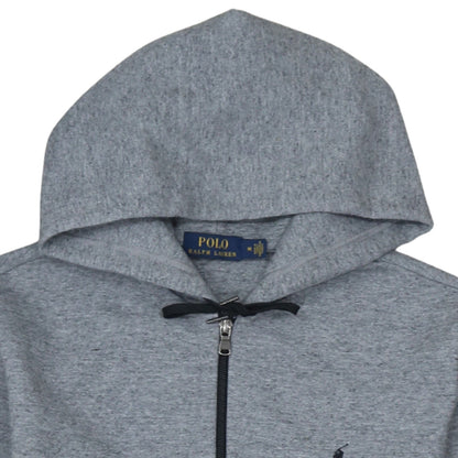 Mens UK Size M Polo Ralph Lauren Grey Full Zip Hoodie