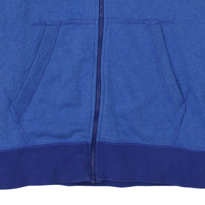 Mens UK Size L Nike Blue Full Zip Hoodie